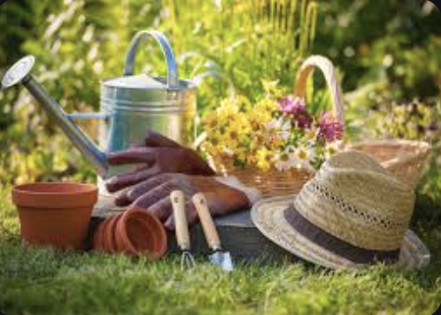 image chapeau jardinage